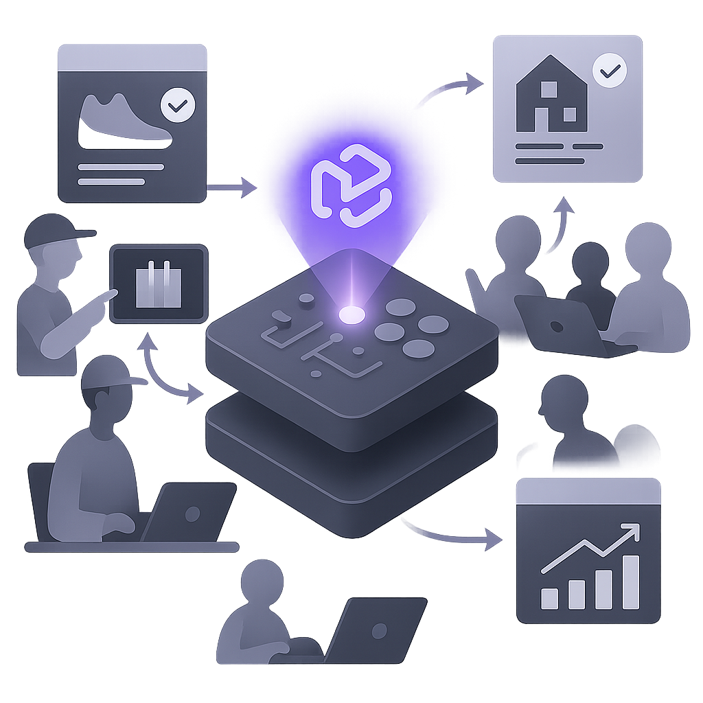 Infrastructure AI Illustration